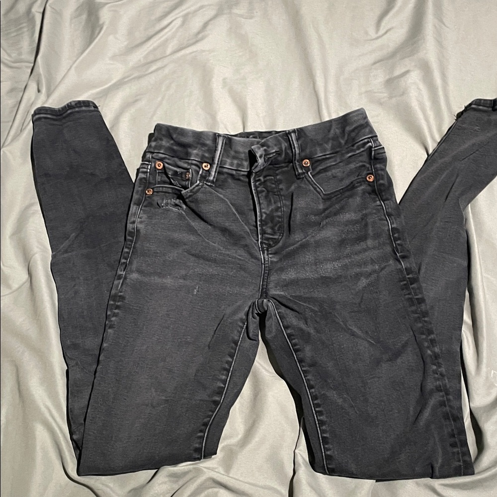 American Eagle Outfitters Dark Gray Skinny Jeans